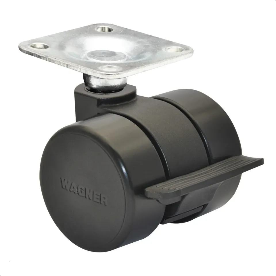 Wagner RO 0042 rotella doppia 38 mm con freno 70 kg