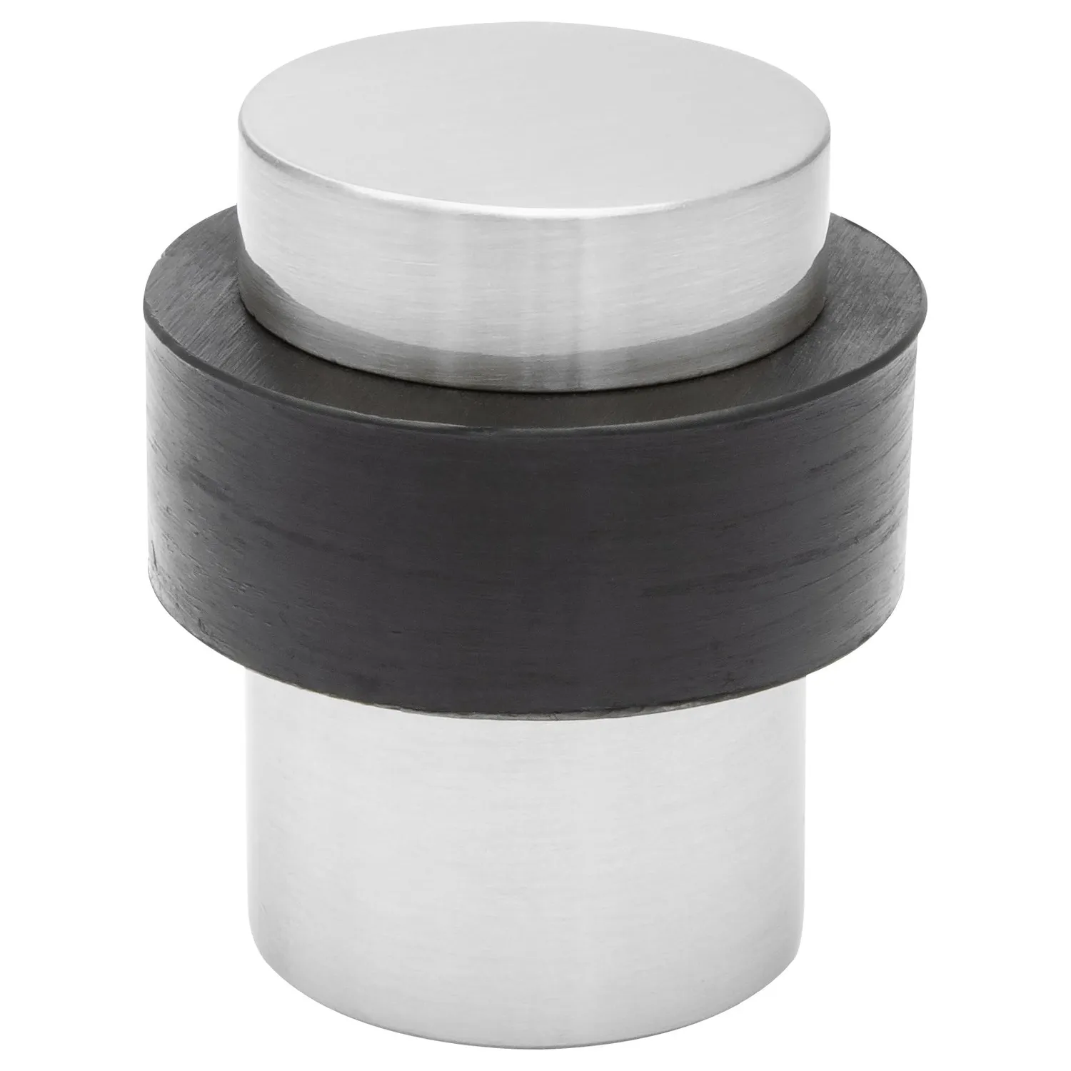 Wagner Uovo Fermaporta Pavimento Ø 30x30 mm Zinco Satinato
