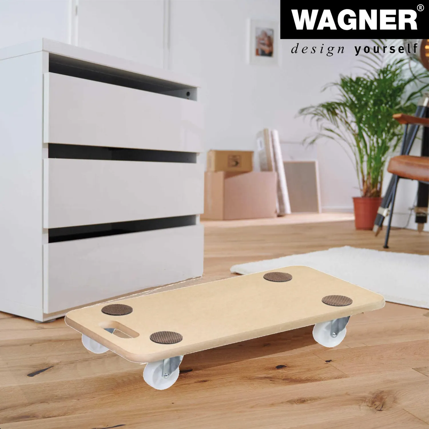 Wagner FSC carrello trasporto MDF 57,5x29 cm 200 kg