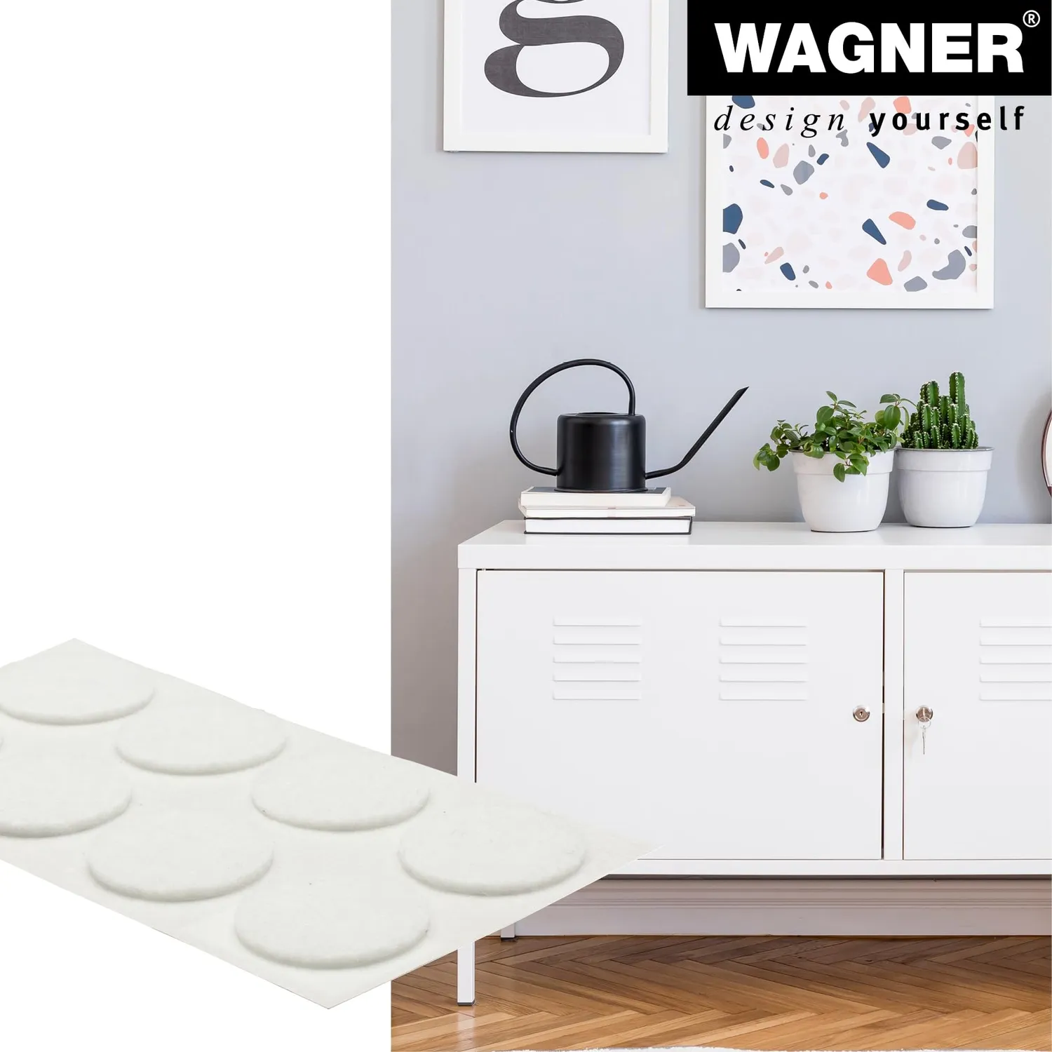 Wagner EH 0015 feltrini adesivi Ø15 mm 24 pezzi