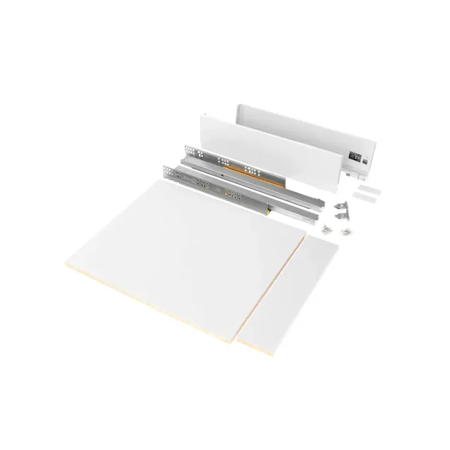 Emuca Vertex kit cassetto 93x500 modulo 600 mm bianco soft