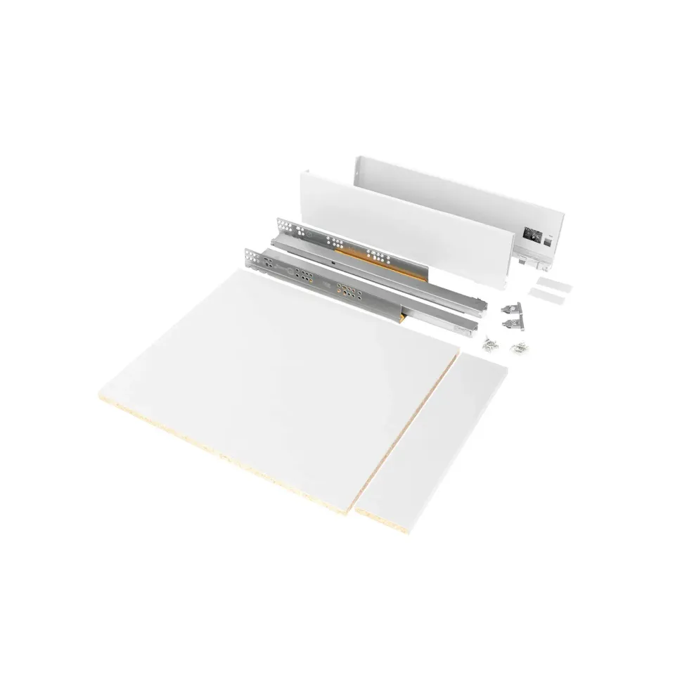 Emuca Vertex kit cassetto 93x500 modulo 600 mm bianco soft