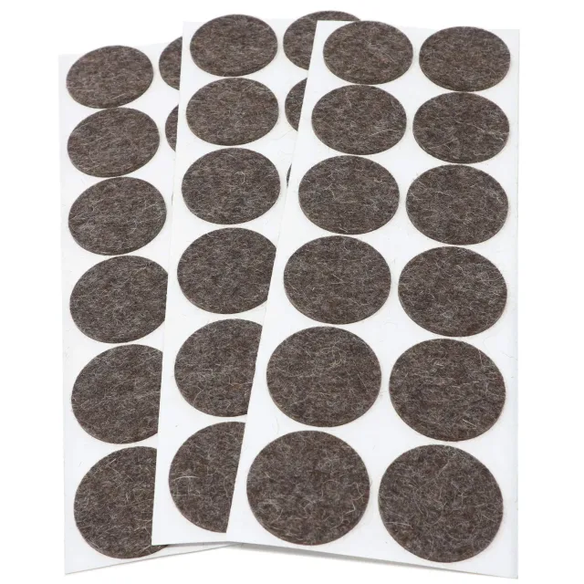 Adsamm Quality Feltrini Lana Tondi Ø 40 mm Marroni 36 pz 3 mm