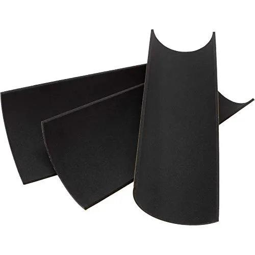 Adsamm Antiscivolo Adesivo 2,5 mm Nero 3 Fogli 10x20 cm