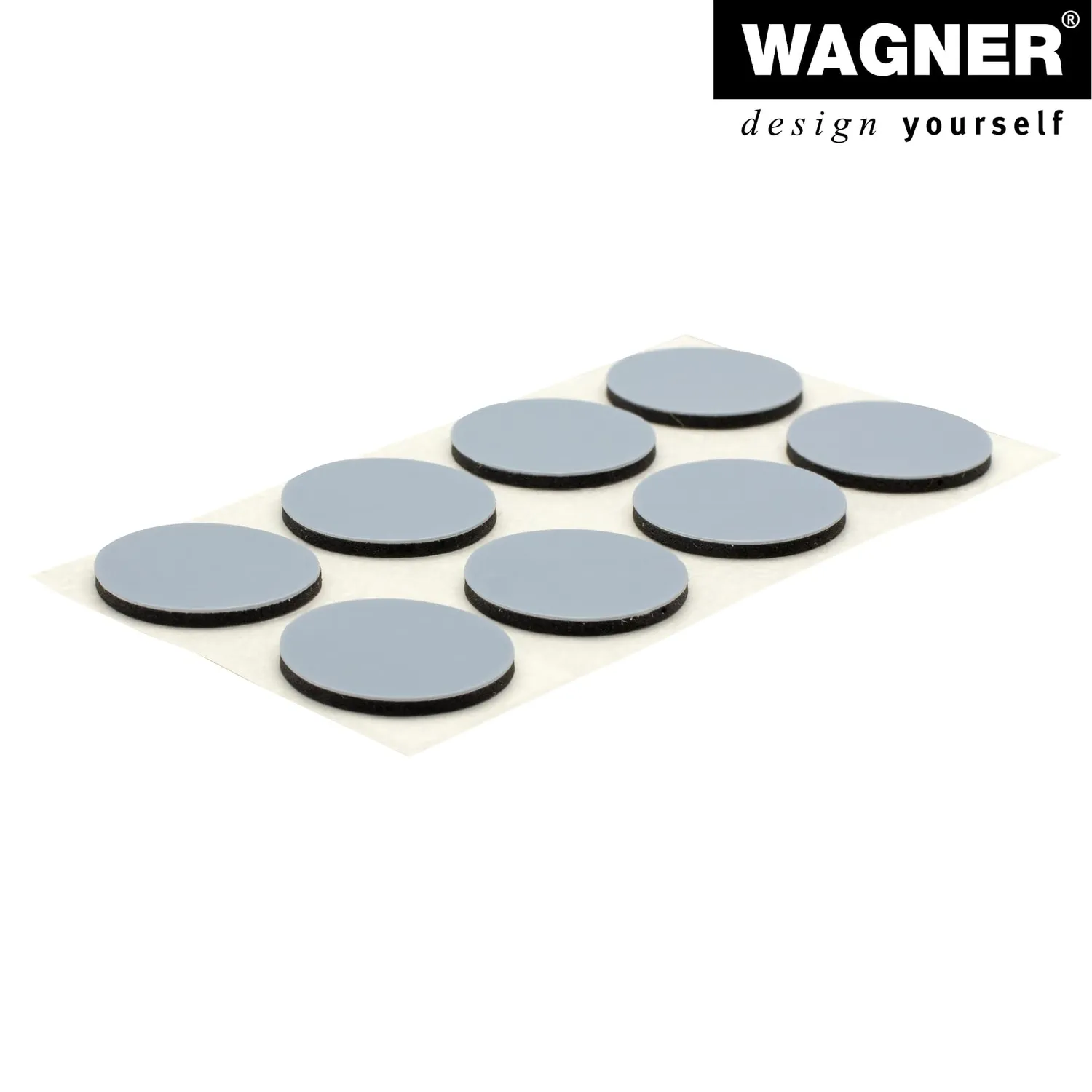 Wagner EH 1117 pattini PTFE tondi 16 pezzi grigi scorrevoli