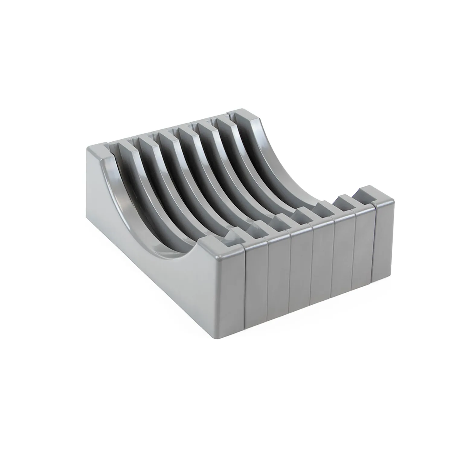 Emuca Portapiatti Organizer 13 Piatti 350x270 mm Grigio