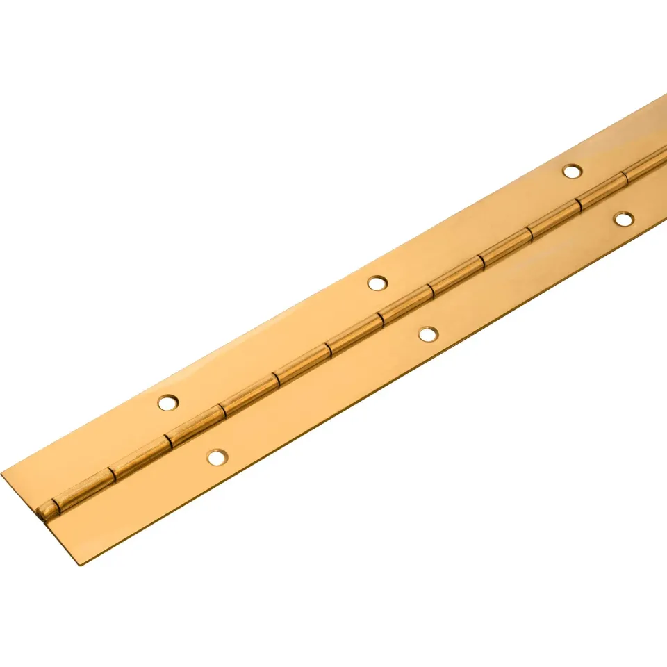 Gedotec cerniera pianoforte 400x20 mm ottone 1 pezzo acciaio