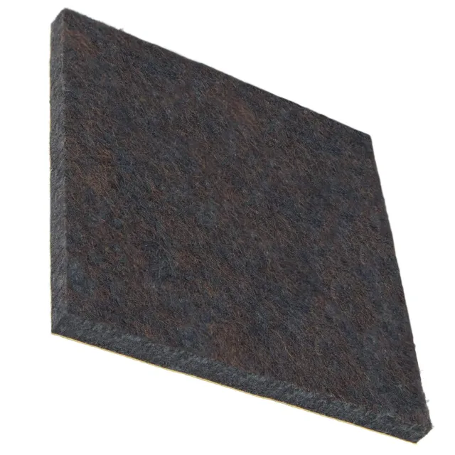Adsamm feltrini autoadesivi marroni 4 pezzi 80x80 mm
