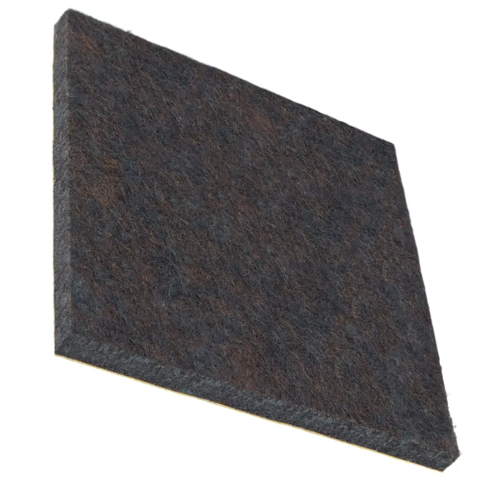 Adsamm feltrini autoadesivi marroni 4 pezzi 80x80 mm