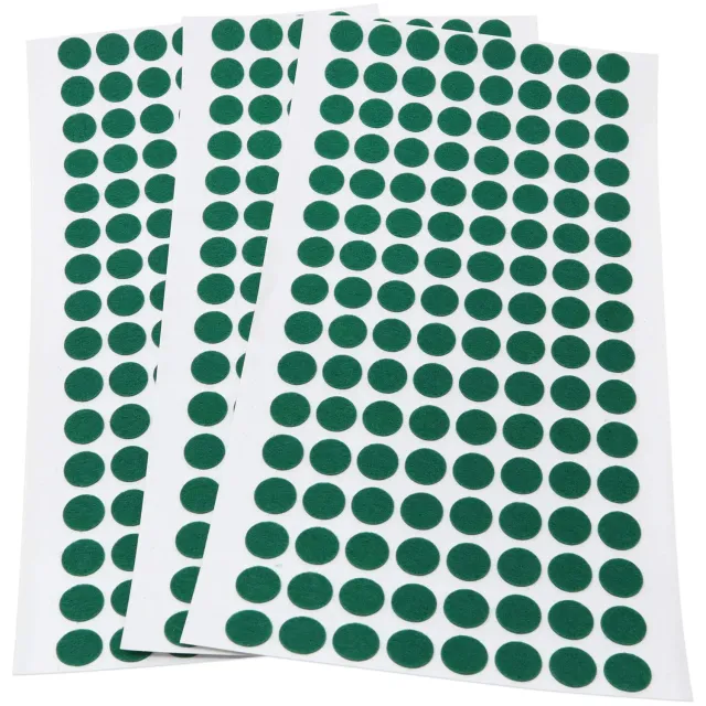 Adsamm Feltrini Autoadesivi Tondi Ø 12 mm Verde 384 pz Ultrasottili