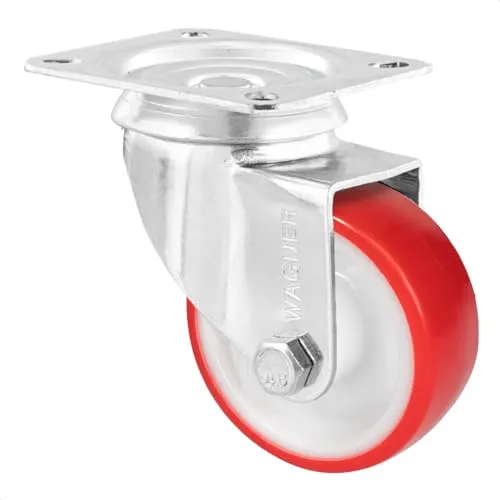 Wagner RO 6880 rotella girevole piastra 80 mm morbida rossa