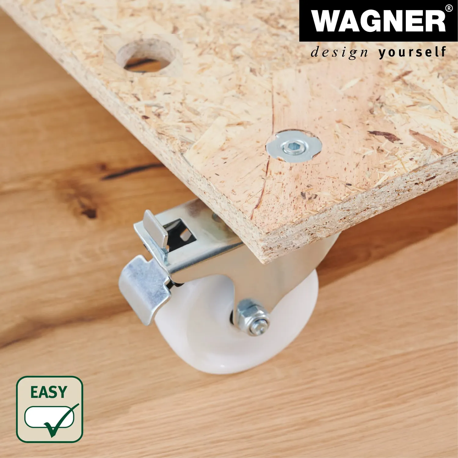 Wagner MM 1354 carrello trasporto 59x49 cm 250 kg OSB