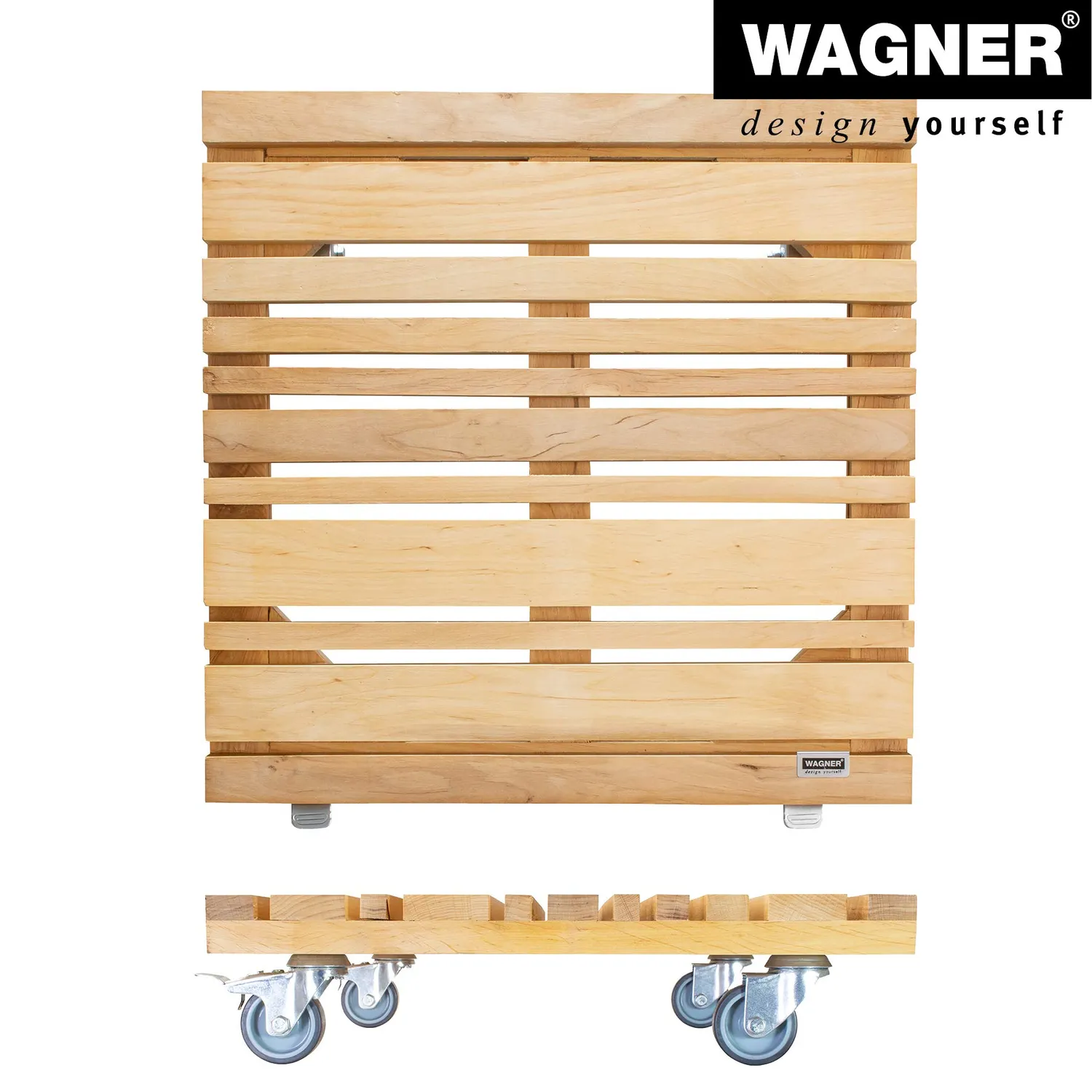 WAGNER Feng Shui carrello piante 40x40 cm ontano 150kg