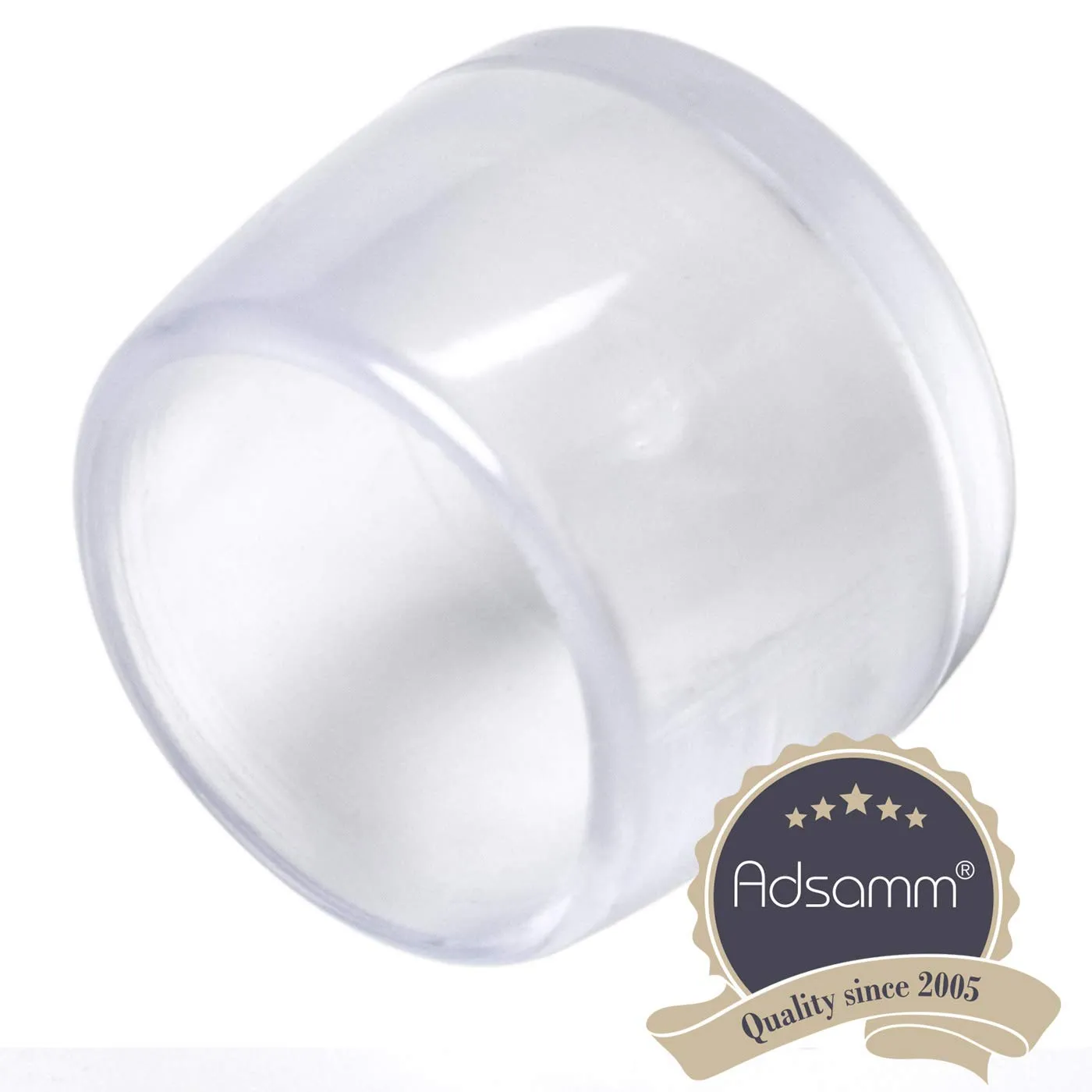 Adsamm Puntali PVC Trasparenti Ø15-16 mm 4 Pezzi