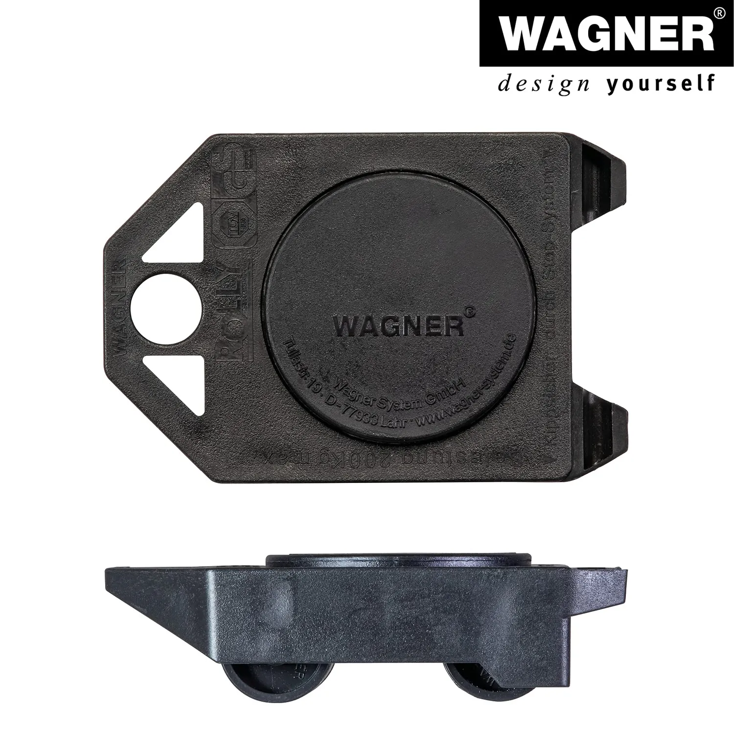 Wagner MM 3111 carrello trasporto 12x8 cm portata 200 kg
