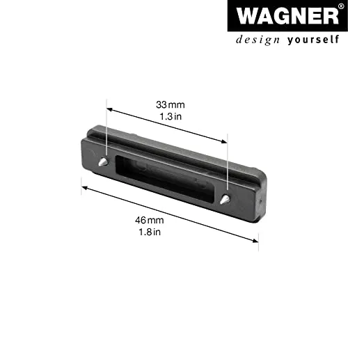 Wagner 12041200 clip fissaggio piedini cucina 2 pezzi grigio