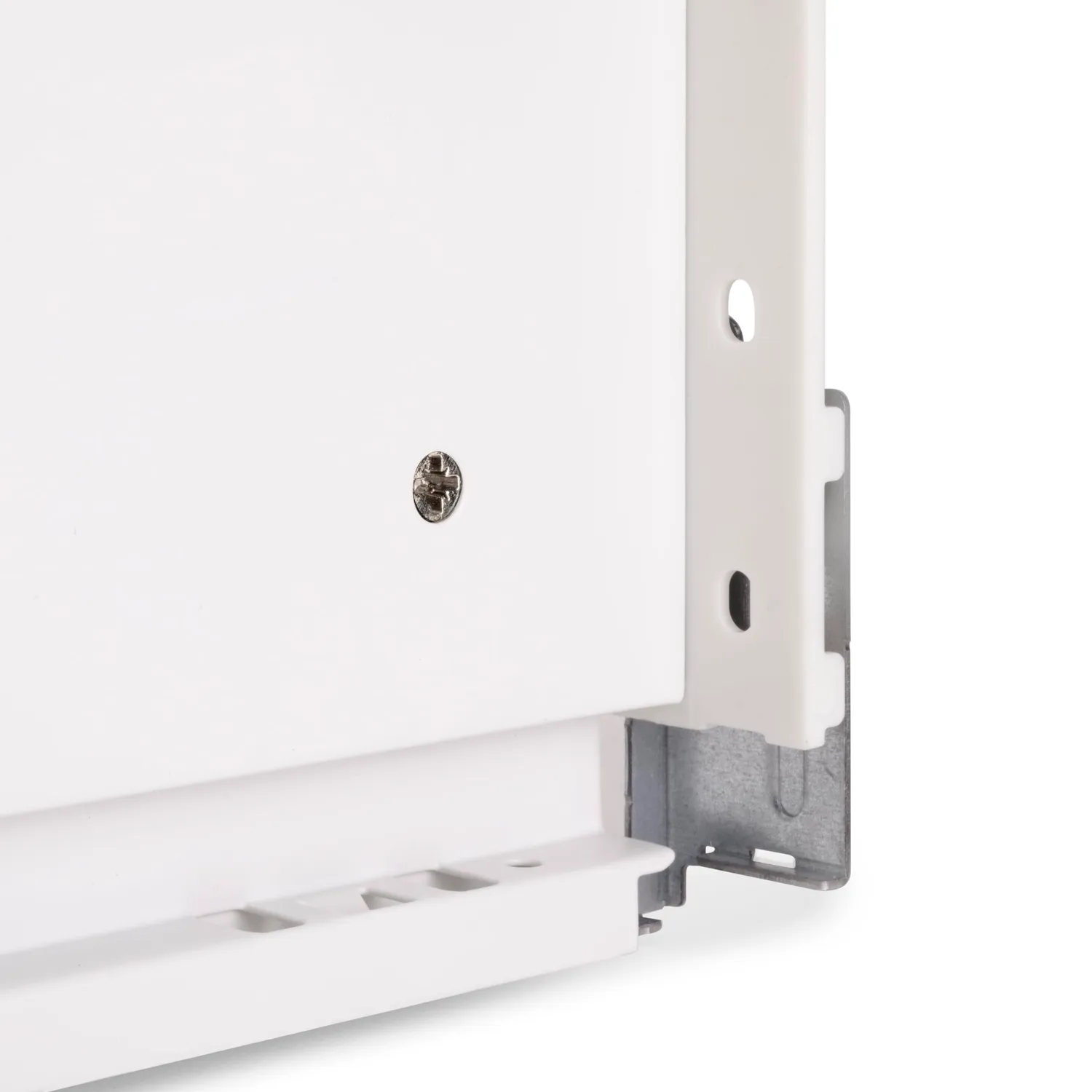Emuca Vertex Kit Cassetto 93x450 mm Bianco 40 Kg Chiusura Soft
