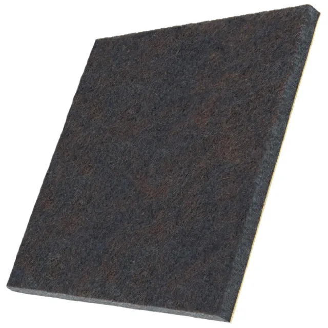 Adsamm Quality feltrini quadrati 100x100 mm marroni 32 pezzi 5,5 mm