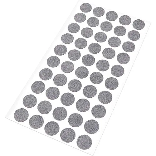 Adsamm feltrini ultrasottili ø 16 mm grigi 50 pezzi 1,5 mm