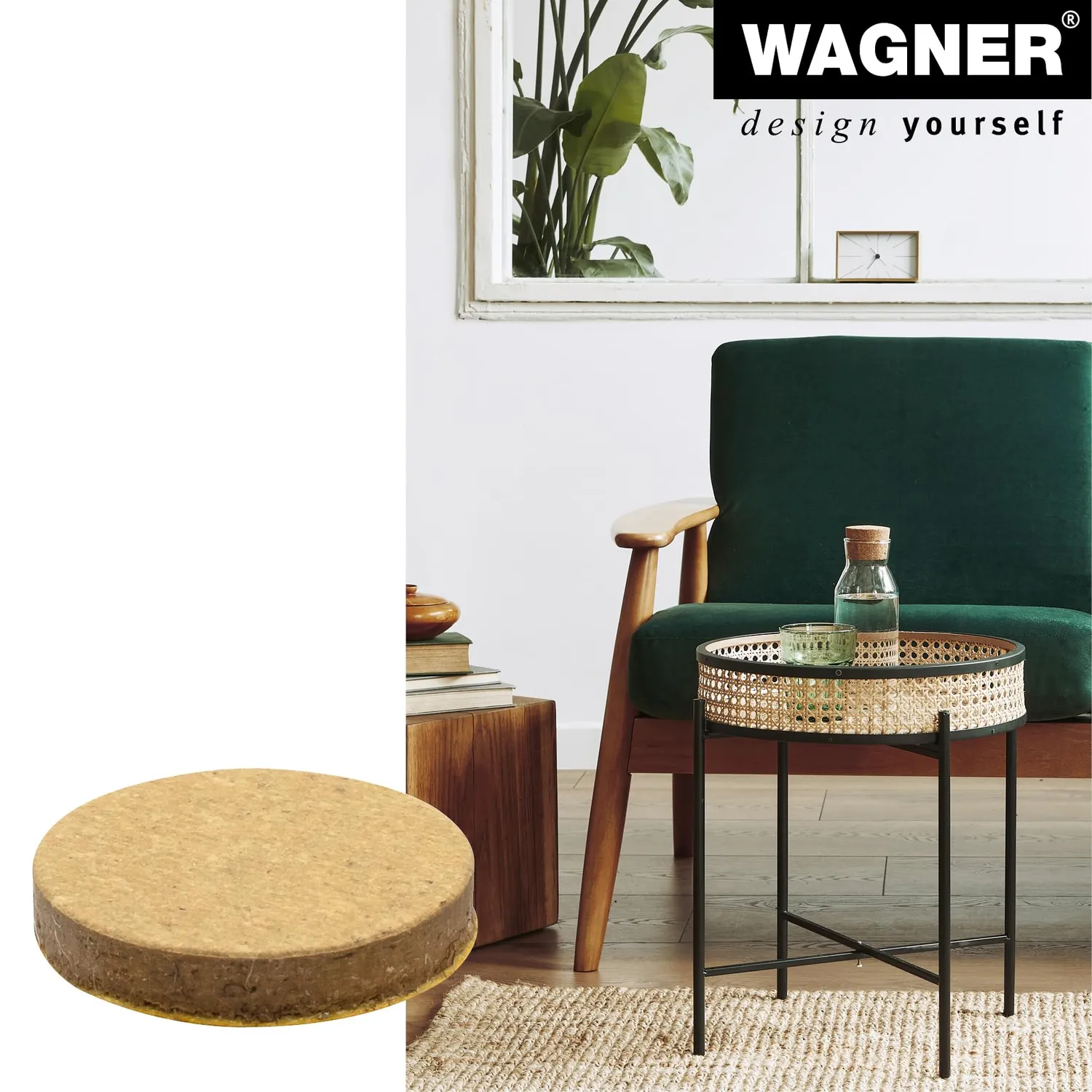 Wagner SYNO 16102099 pattini fibra autoadesivi 16 pezzi