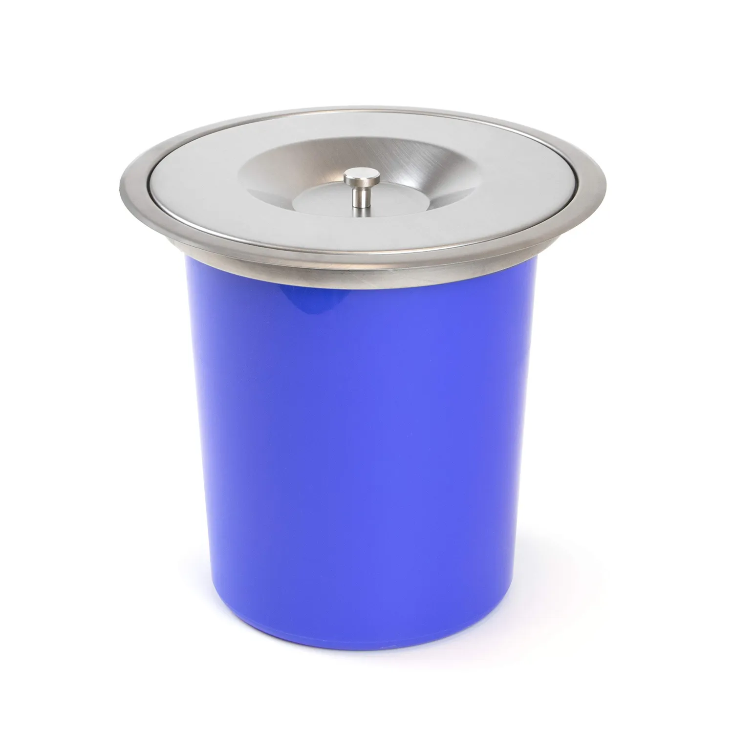 Emuca Pattumiera Incasso Cucina 7L Acciaio Inox