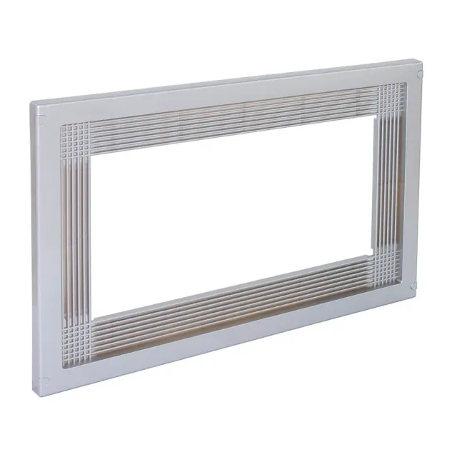 Emuca telaio microonde incasso 600x400 mm grigio argentato