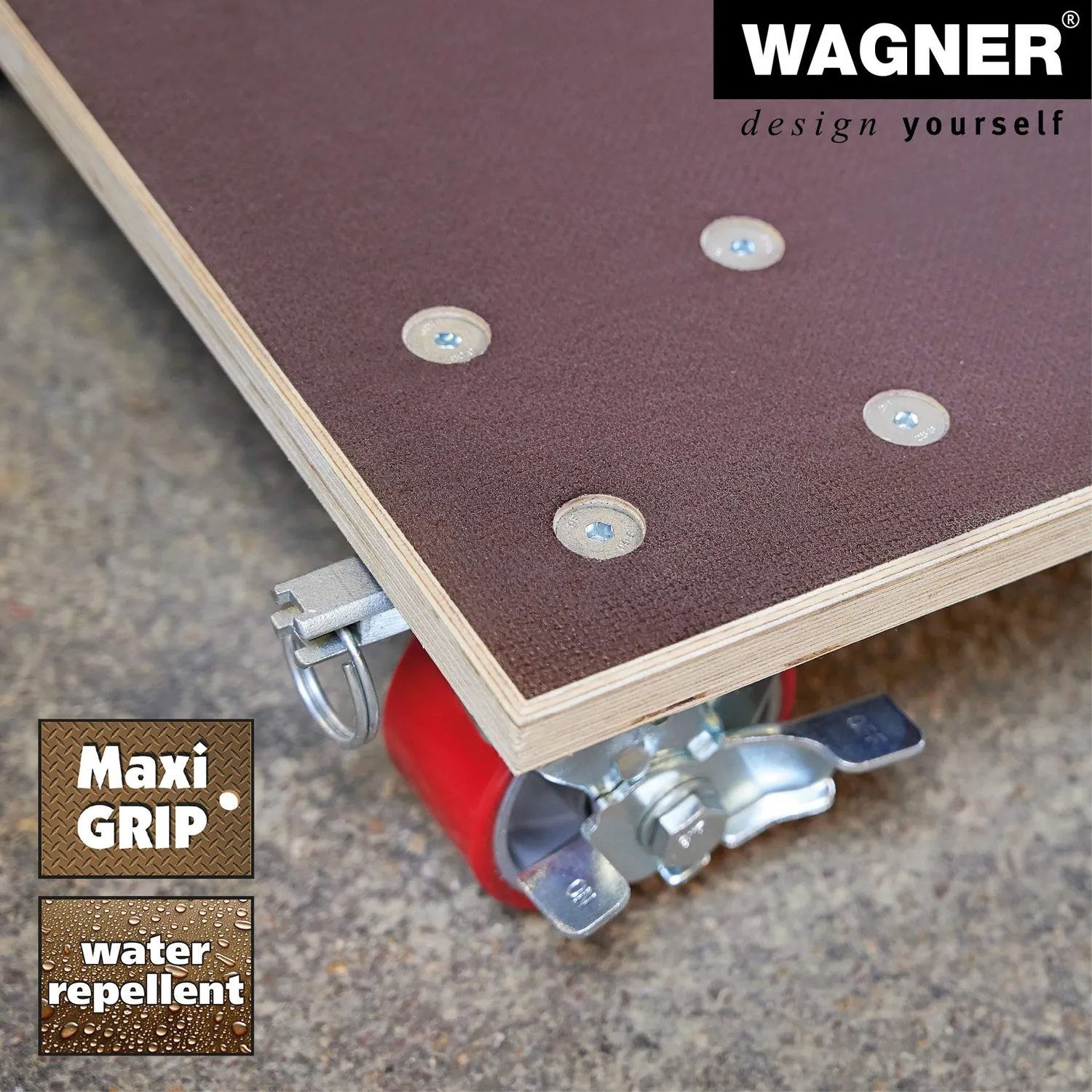 Wagner MM 1348 Carrello Trasporto 78x59 Portata 1000kg