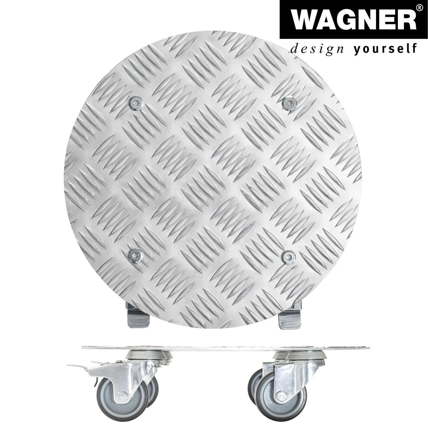 Wagner Alaska carrello piante Ø 30 cm alluminio 150 kg