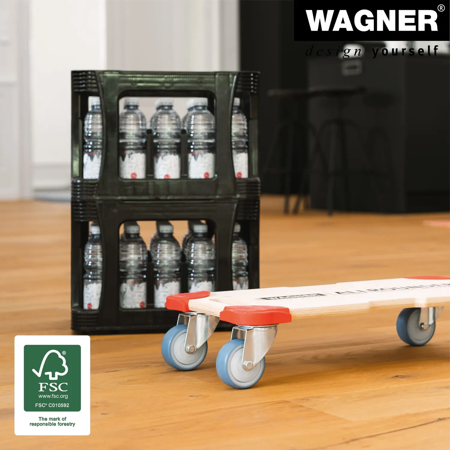 Wagner MM 1322 Rullo Mobili 59x29 cm 250 kg