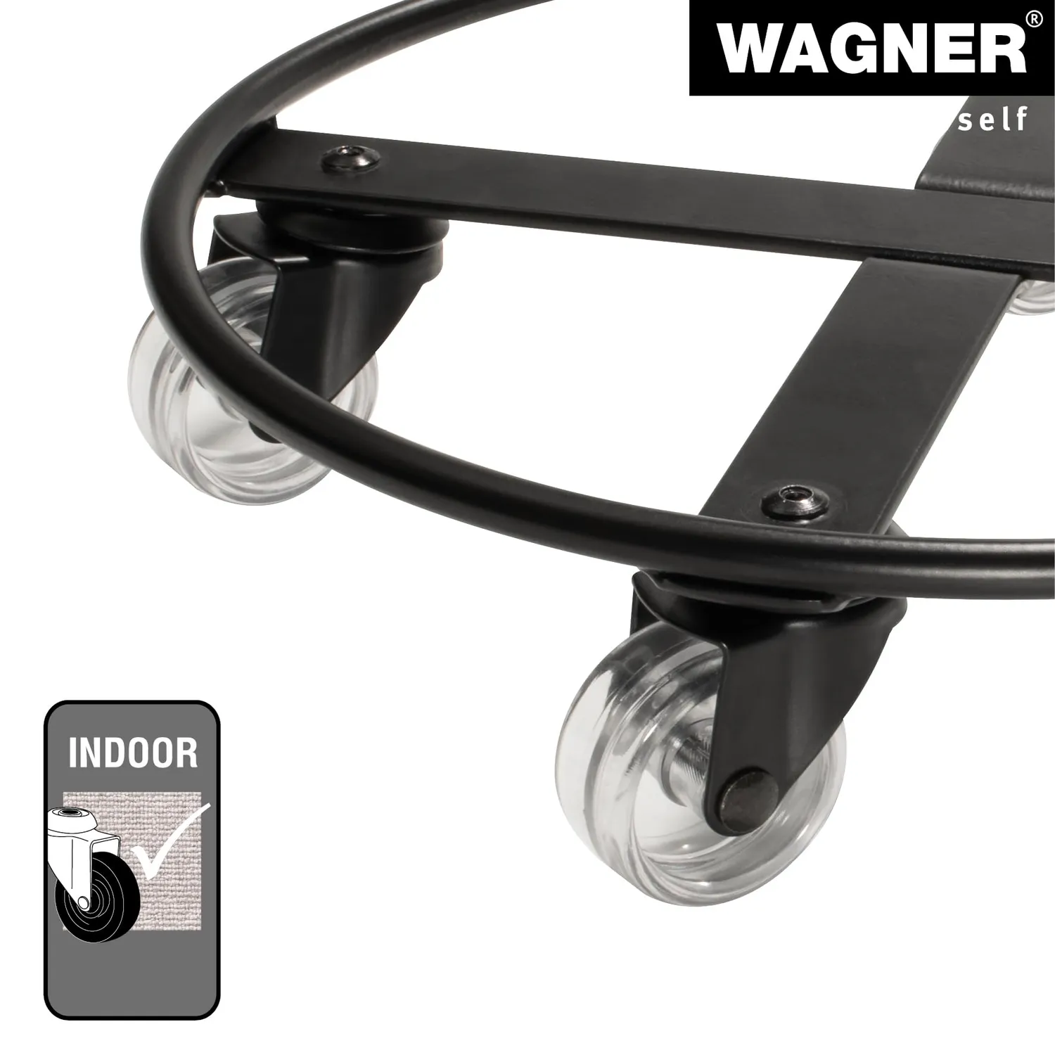 Wagner Skelett Small GH 0953 portavaso ruote Ø 25 cm 60 kg
