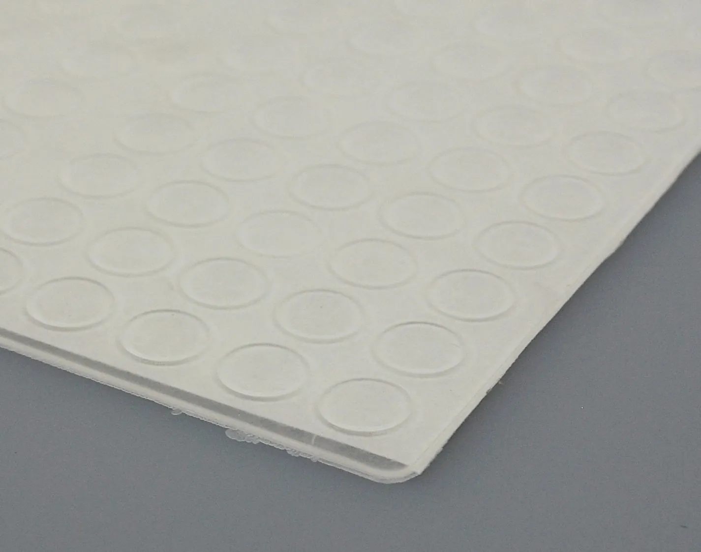 Adsamm paracolpi adesivi trasparenti tondi Ø10 mm x 1,5 mm piatti