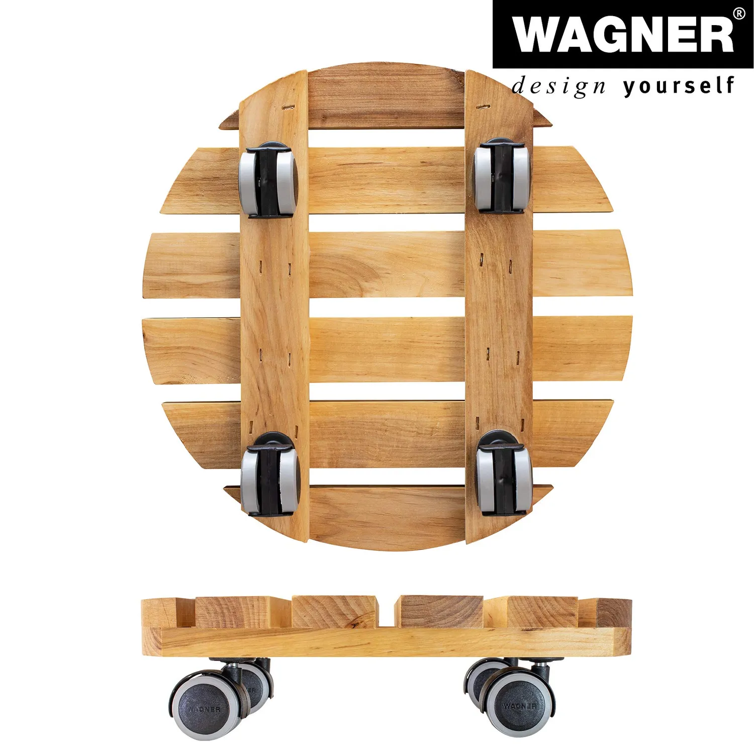 Wagner Nature 20026201 carrello piante Ø30 cm ontano oliato