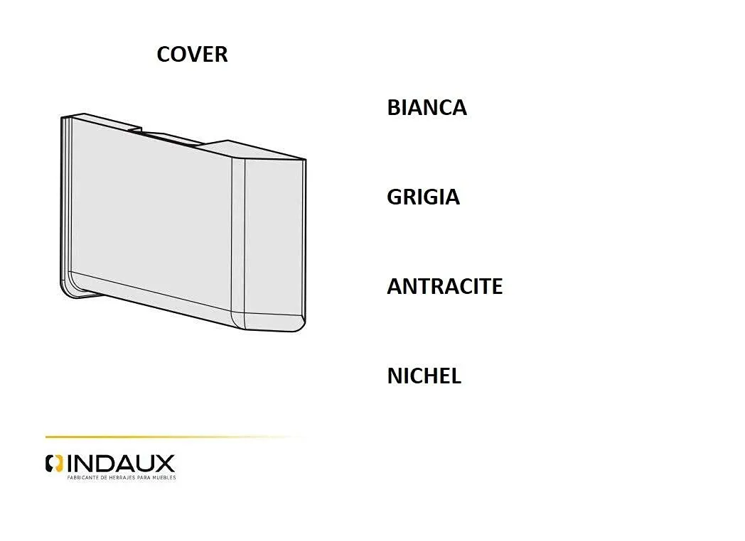 Indaux Scarpi 4 ganci pensili coppia anti tilt acciaio
