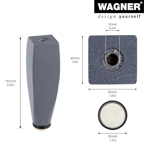 Wagner ST 7341 12734101 gamba legno pino 150 mm grigio