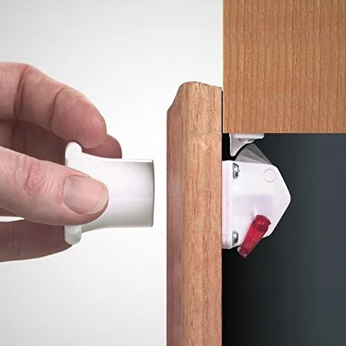 Emuca 8929420 Chiusura Sicurezza Bambini Magnetica 2 Pezzi