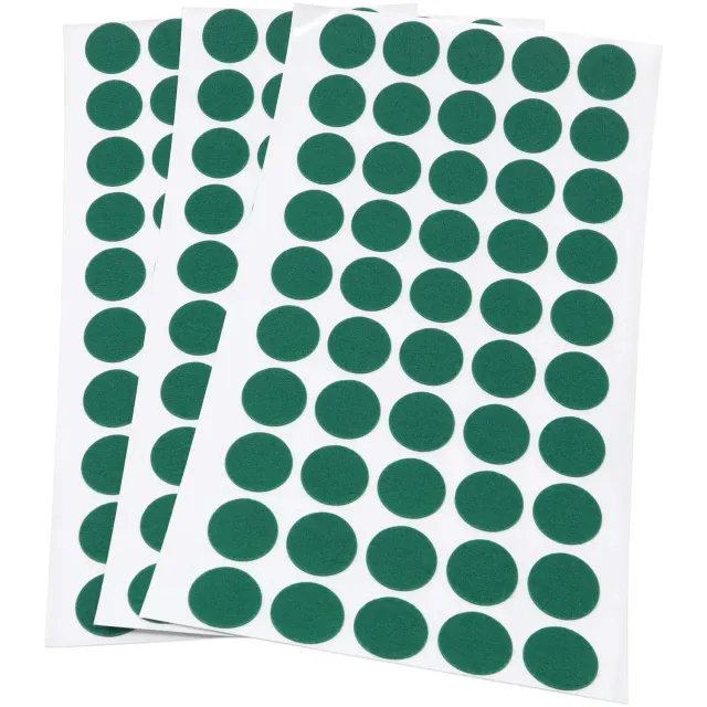 Adsamm feltrini ultrasottili Ø 20 mm verde 150 pezzi 1,5 mm