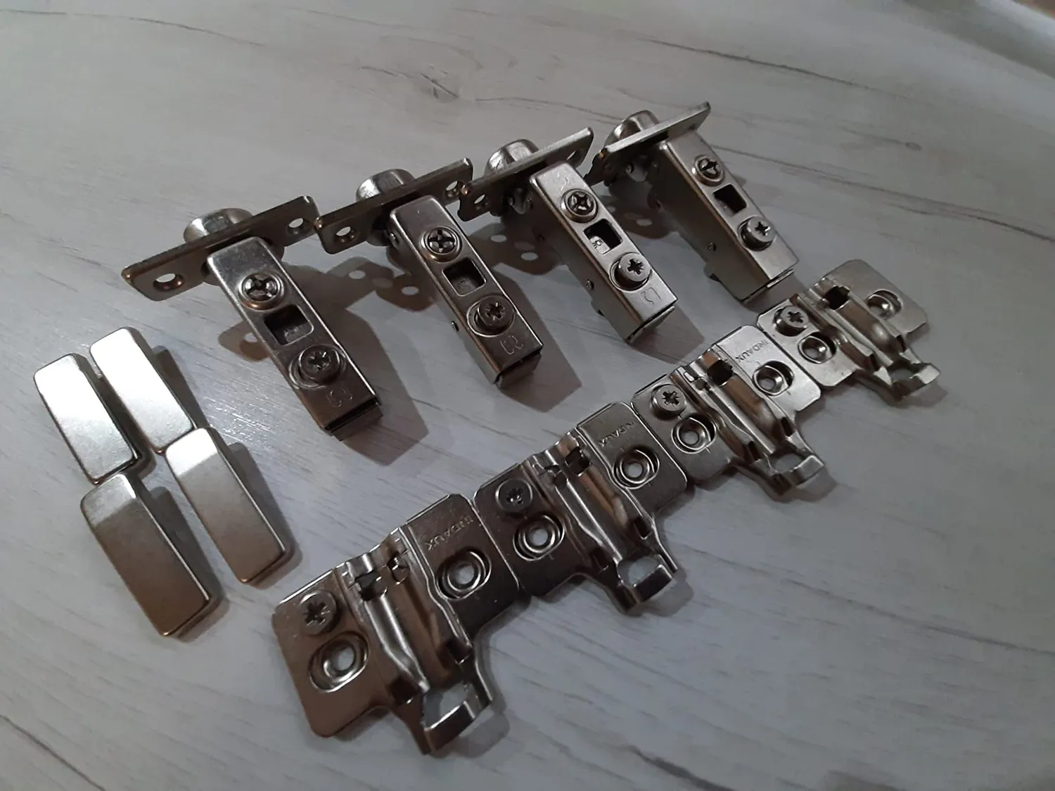 Indaux Soft cerniera ammortizzata Clip 3D 4 pezzi foro 26 mm