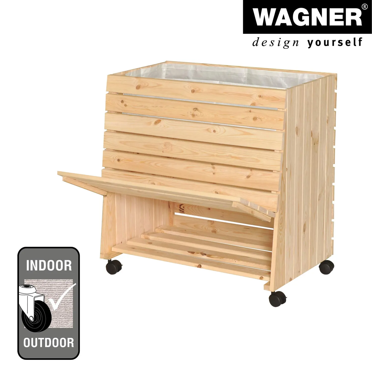 Wagner GreenFamily GreenBox XL aiuola rialzata legno naturale