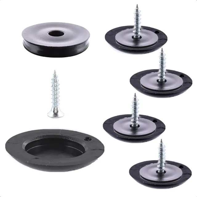 Wagner QuickClick 16792599 feltrini avvitare 4 pezzi Ø25mm
