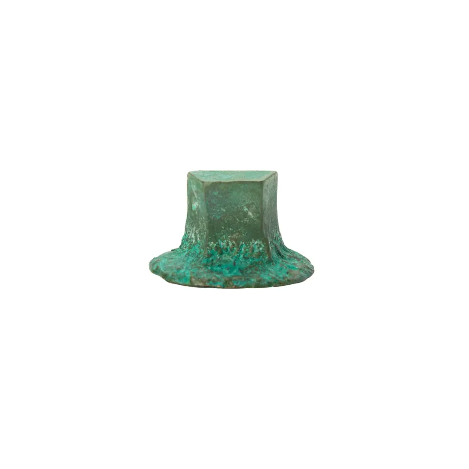 NIVA Design Solido pomello ottone verde acidato