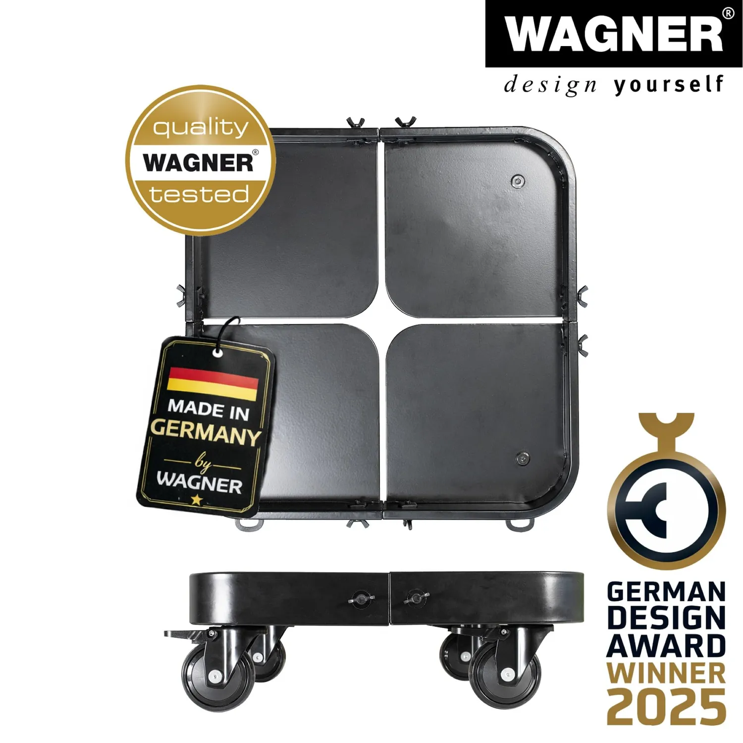 WAGNER Sun City Exclusive 20082101 carrello piante 200 kg nero