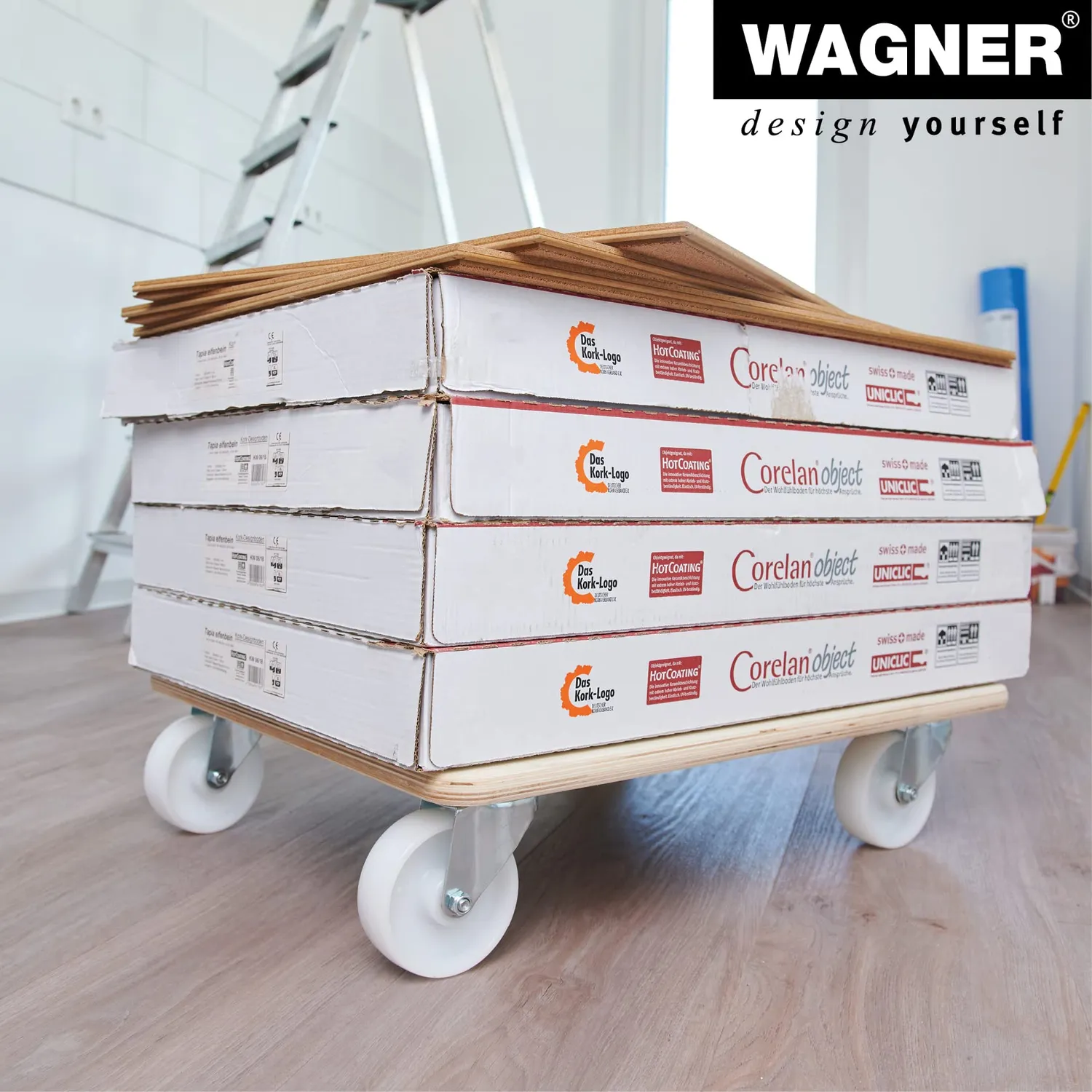 Wagner MM 1086 Carrello Trasporto 60x50 cm 400 kg