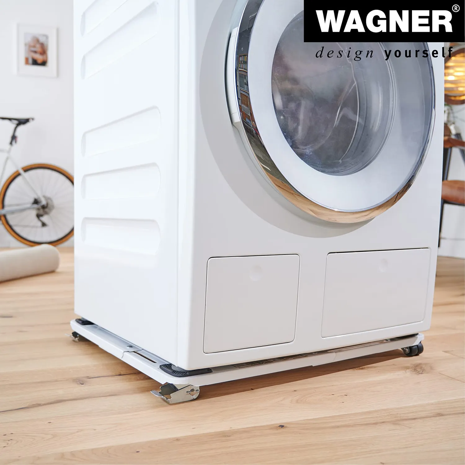 Wagner MM 1192 carrello trasporto bianco 42-60 cm 150 kg