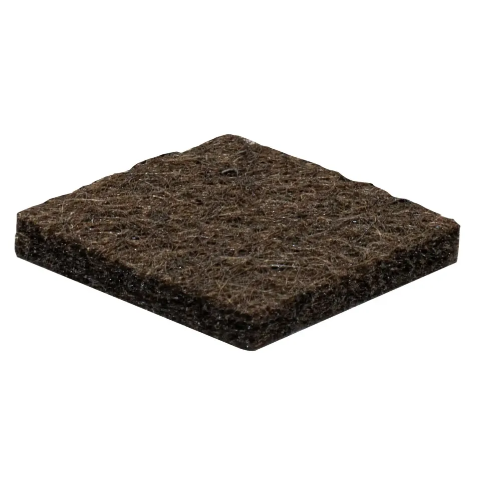 Wagner EH 1721 feltrini adesivi 20x20 mm 24 pezzi marroni feltro