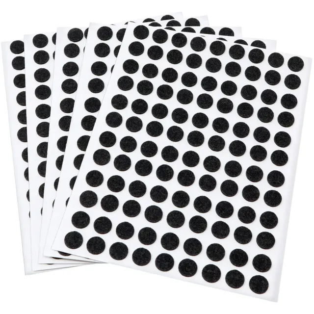 Adsamm feltrini ultrasottili neri 10 mm 540 pz