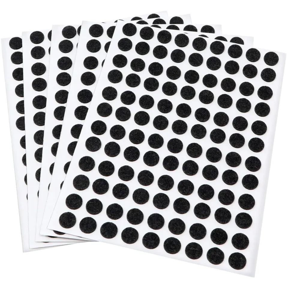 Adsamm feltrini ultrasottili neri 10 mm 540 pz
