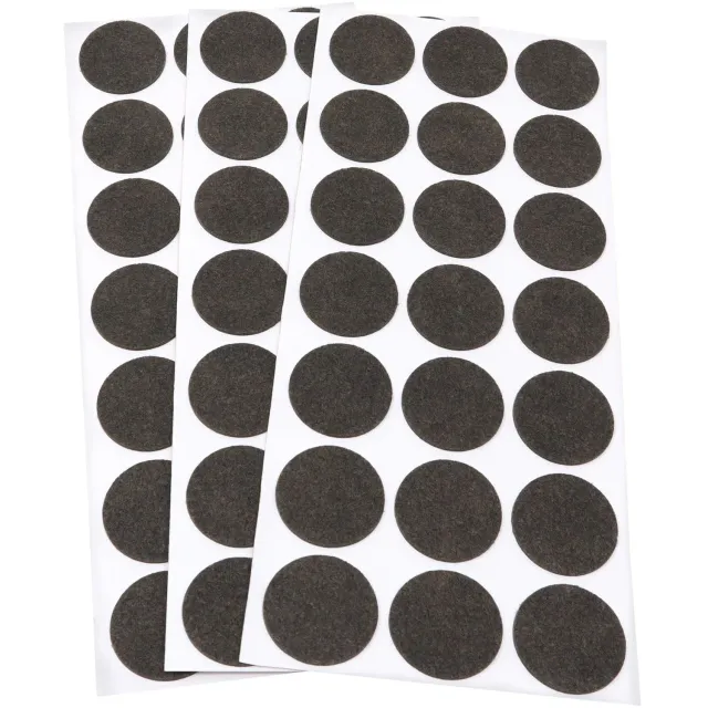 Adsamm feltrini ultrasottili marroni 30 mm 63 pezzi viscosa 1,5 mm