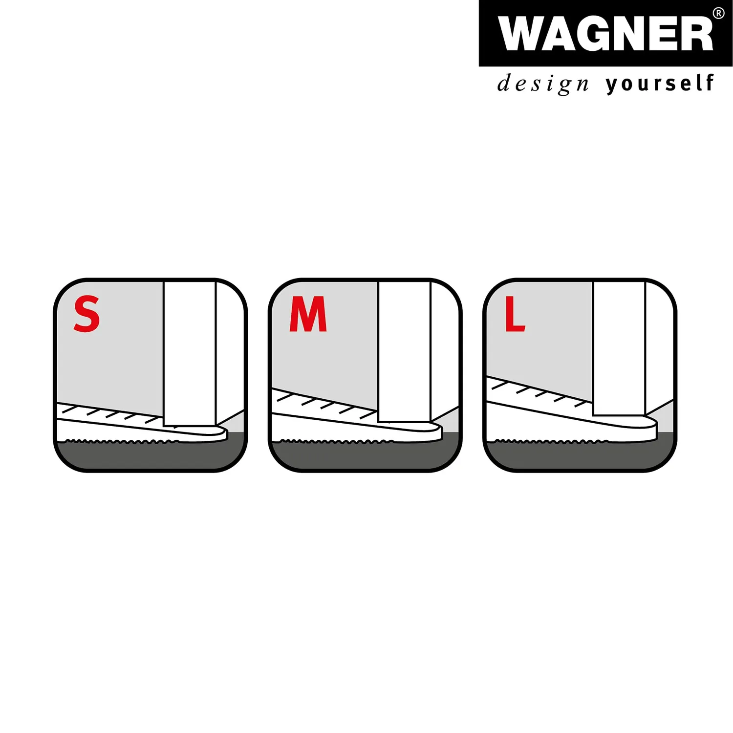 Wagner 3Stop fermaporta cuneo trasparente Ø108x19 mm elastomero