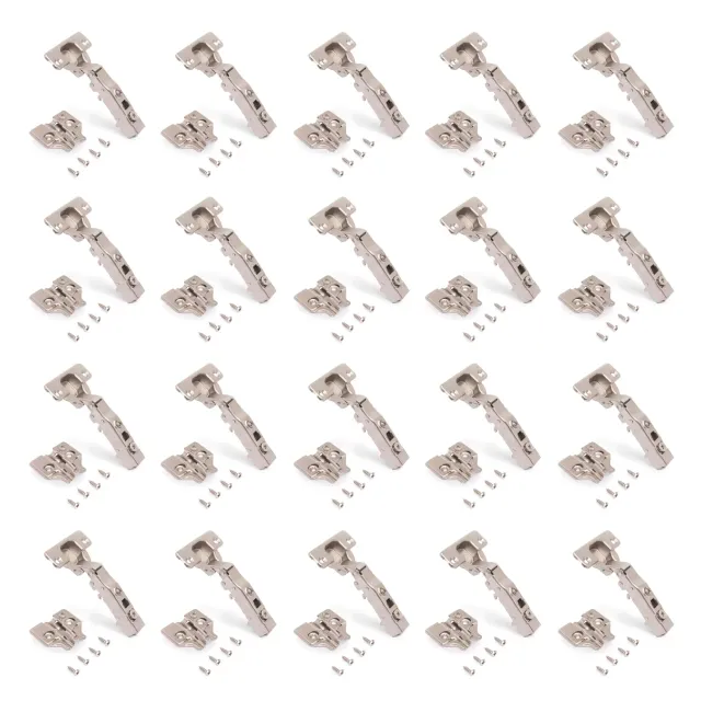 Emuca X91 1011007 Cerniera Collo Dritto Set 20 Pezzi 100°