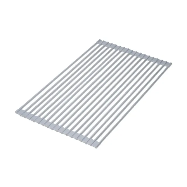 Emuca scolapiatti arrotolabile acciaio silicone 33x52 cm